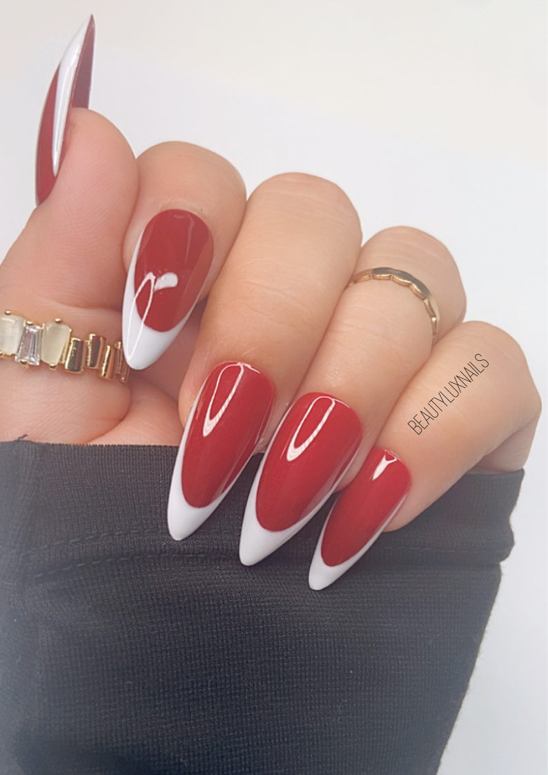 Elegant Autumn French Tip Ideas