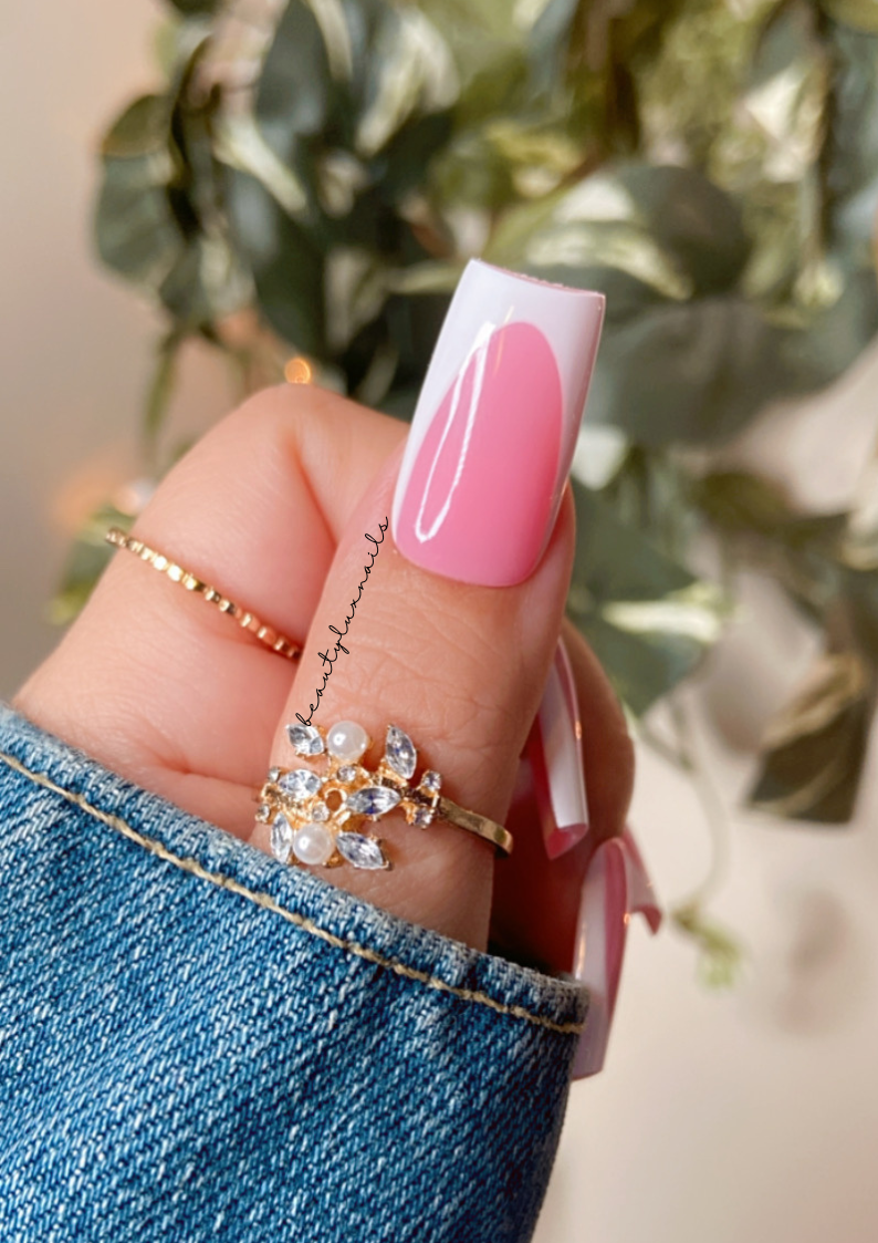 classic french nails